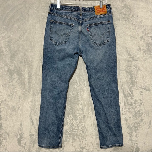 Levis 541 Jeans Mens 30x30 Light Blue Wash Faded Measure 30x28 Athletic Fit - Picture 2 of 10